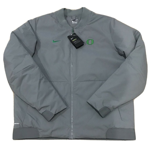 Oregon Ducks Nike Shield Bomber Jacket (Cool Grey) - Picture 1 of 3